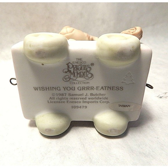 Precious Moments Wishing You Grrr-eatness Lion 7 Birthday Train Series - Picture 7 of 8